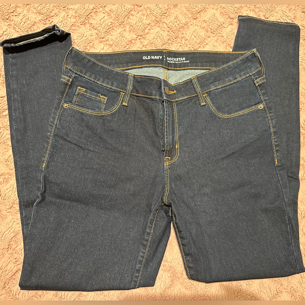 Old Navy Dark Blue Rockstar Women’s Jeans